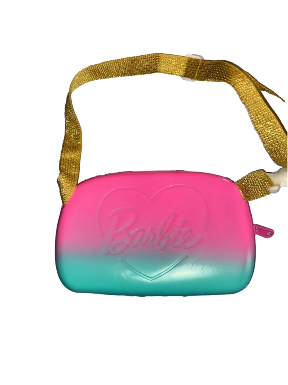 Girls Barbie Toy Purse One Size Pink and Teal